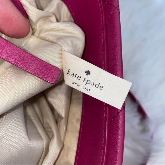 Kate Spade ♠️ New York, Quilted Leather Satchel! - Picture 9 of 12